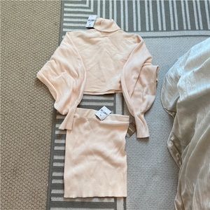 2 piece skirt sweater set NWT